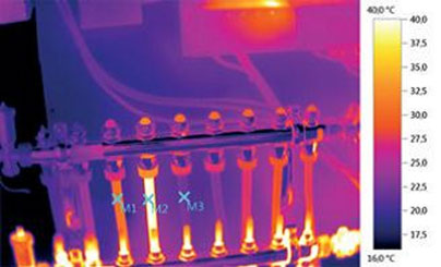 Thermographie infrarouge circuit de chauffage □ CleanTUBE